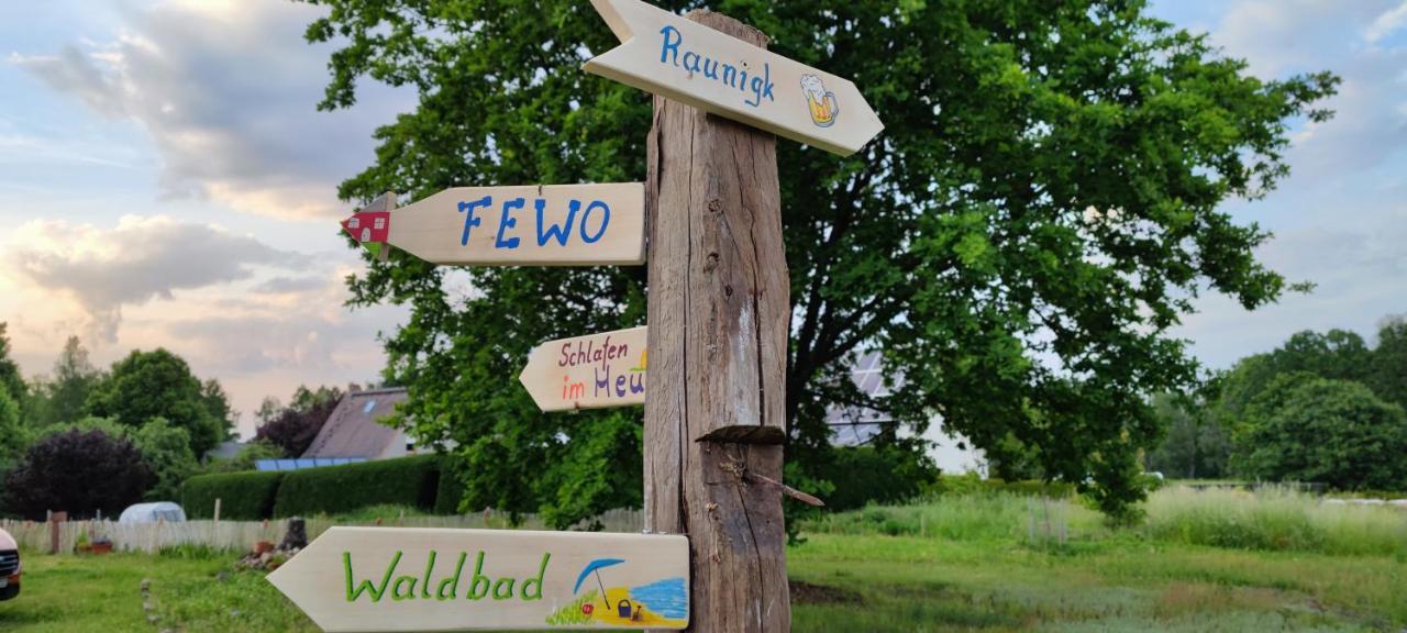 Ferienwohnung & Campingplatz Vor Dem Berg Heideblick Eksteriør billede